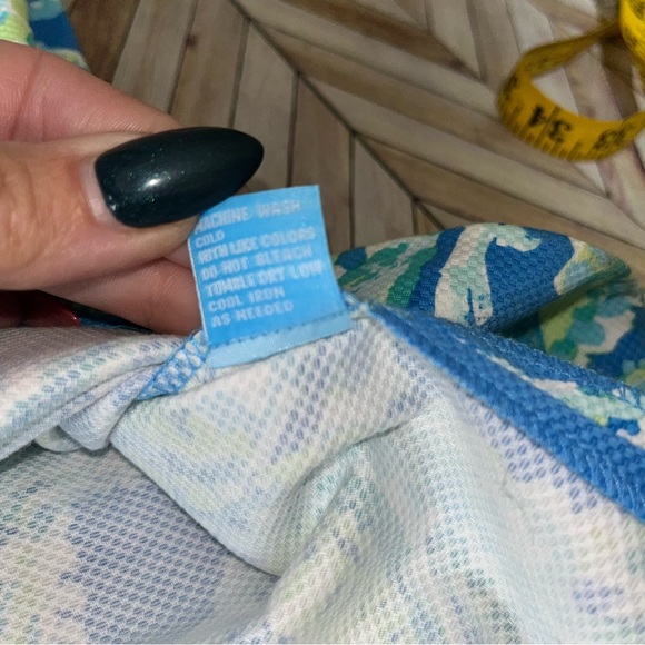 J. Mclaughlin Belinda Blue Watercolor Paisley Sleeveless Sheath Dress Stretch 12 - Picture 11 of 12